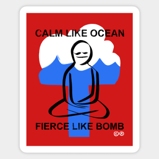 STRONG LIKE OCEAN Sticker